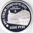 1999. 2000 Ptas Xacobeo. Carlomagno