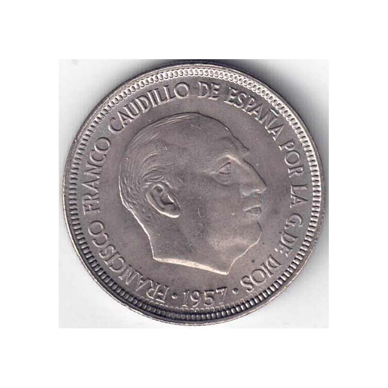 1957*65. 5 Pesetas Franco