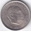 1957*65. 5 Pesetas Franco