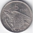 1957*66. 5 Pesetas Franco
