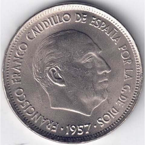 1957*58. 25 Pesetas Franco