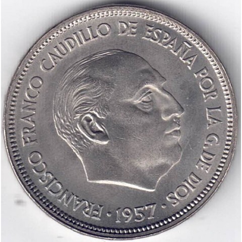 1957*61. 25 Pesetas Franco
