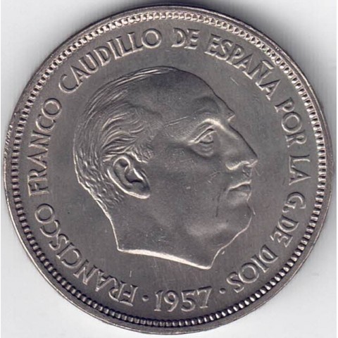 1957*64. 25 Pesetas Franco