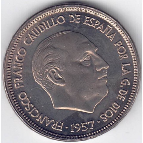 1957*65. 25 Pesetas Franco