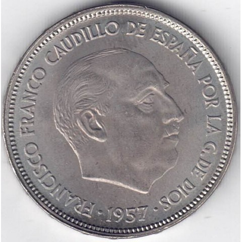 1957*66. 25 Pesetas Franco