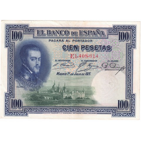 1925. 100 Ptas Felipe II