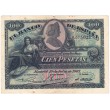 1907. Billete 100 Ptas. Alegoría