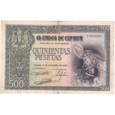 1940. 500 Ptas Conde Orgaz