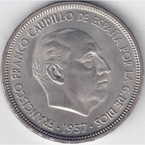 1957*58. 50 Pesetas Franco