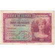 1935. 10 Ptas Certificado plata