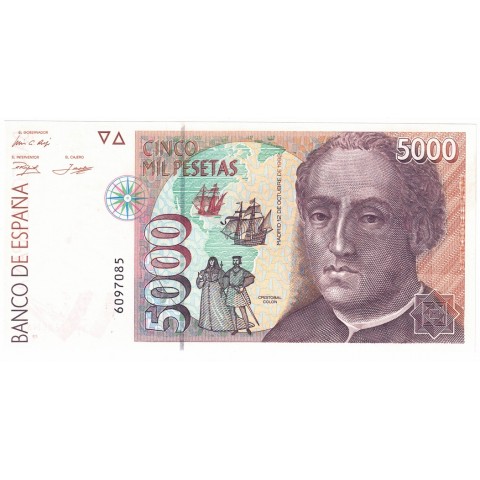 1992. 5000 Ptas Colón