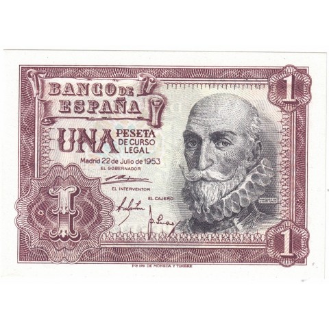 1953. 1 Pta Marqués de Santa Cruz