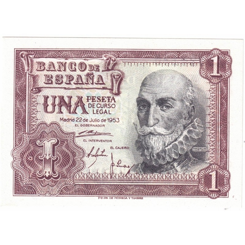 1953. 1 Pta Marqués de Santa Cruz