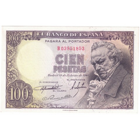 1946. 100 Ptas Goya