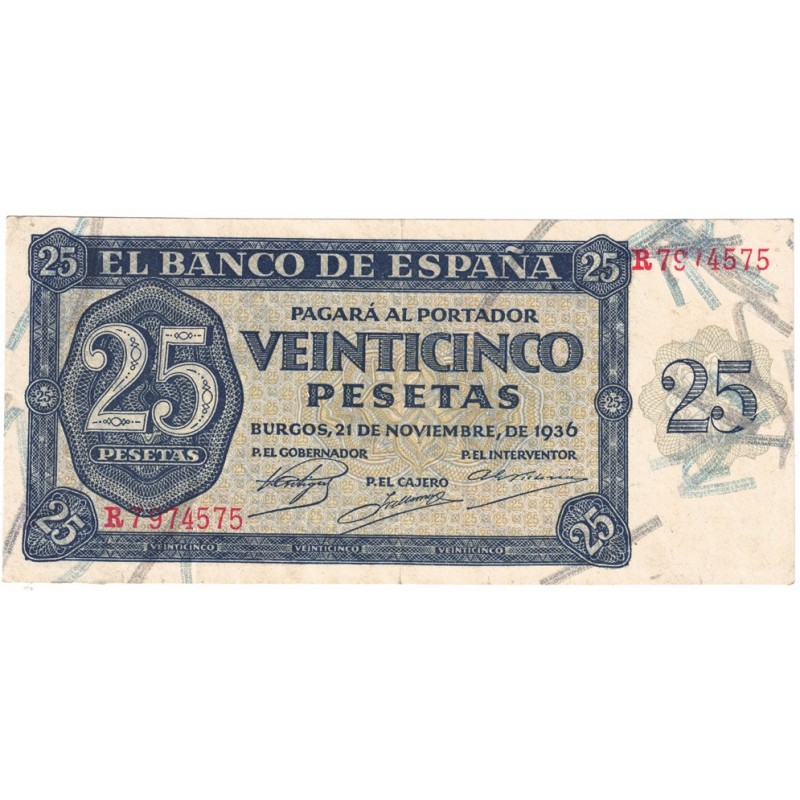 1936. 25 Ptas