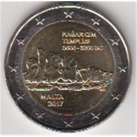 2017. 2 Euros Malta "Templos"