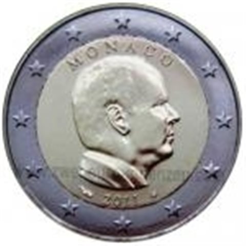 2011. 2 Euros Mónaco "Alberto"