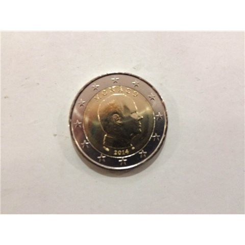 2014. 2 Euros Mónaco "Alberto"