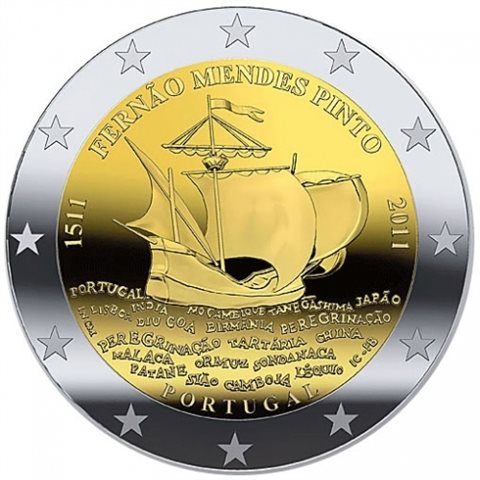 2011. 2 Euros Portugal "Mendes Pinto"