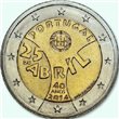 2014. 2 Euros Portugal "Claveles"
