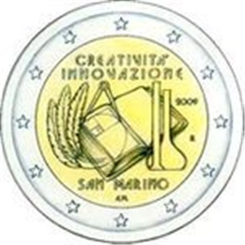 2009. 2 Euros San Marino "Creatividad"