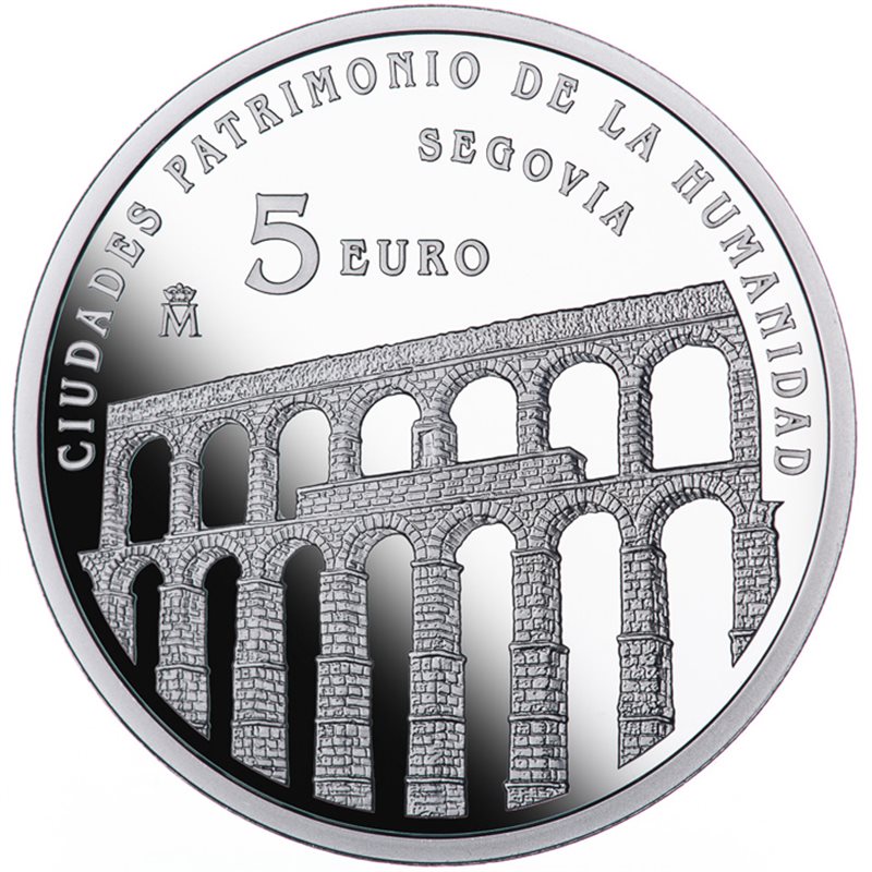2015. Patrimonio Humanidad. Segovia. 5 euros