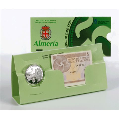 2010. Capitales provincia. 5 Euros "Almería"